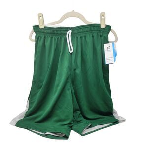 Champro Performance Athletic Dri Gear Shorts Adult Size Large Green White NWT